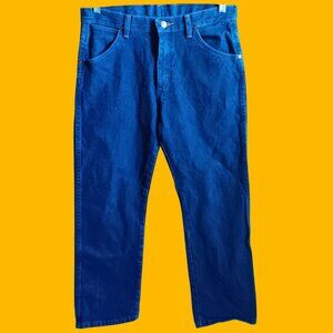 32x29 Wrangler Blue Denim Boys 16 Husky Straight-Leg Jeans 100% Cotton